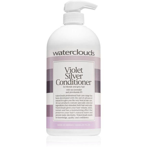 Waterclouds Violet Silver балсам за руса и сива коса 1000 мл.