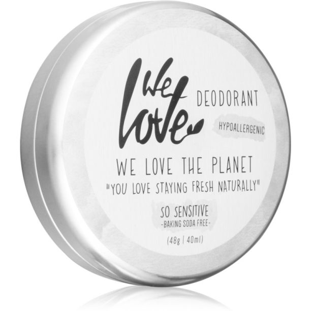 We Love The Planet You Love Staying Fresh Naturally So Sensitive органичен кремообразен дезодорант за чувствителна кожа 48 гр.