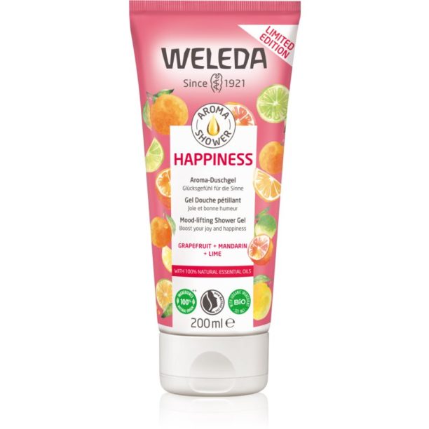 Weleda Aroma Shower Happiness енергизиращ душ-гел 200 мл.