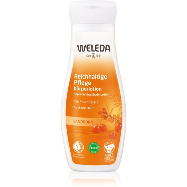 Weleda BIO Sea buckthorn syrup Rakytník енергизиращо мляко за тяло 200 мл.