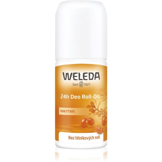 Weleda BIO Sea buckthorn syrup Sea Buckthorn дезодорант рол-он без съдържание на алуминиеви соли с 24 часова защита 50 мл.