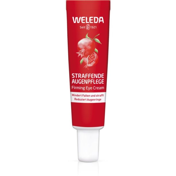 Weleda Pomegranate подхранващ крем за околоочната зона за редуциране на бръчки с мака-пептиди 12 мл.