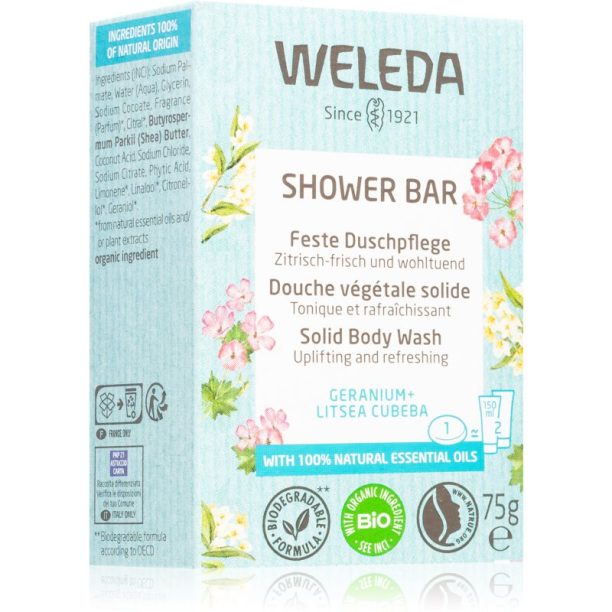 Weleda Shower Bar твърд сапун 75 гр.