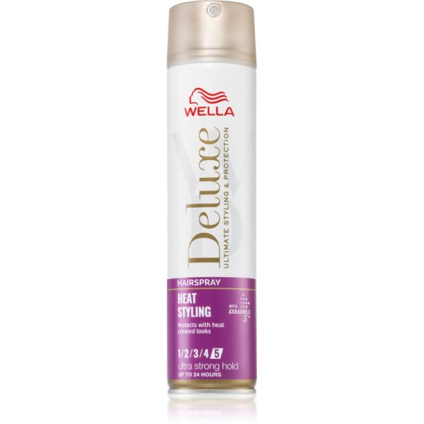 Wella Deluxe Heat Styling лак за коса за топлинно третиране на косата 250 мл.