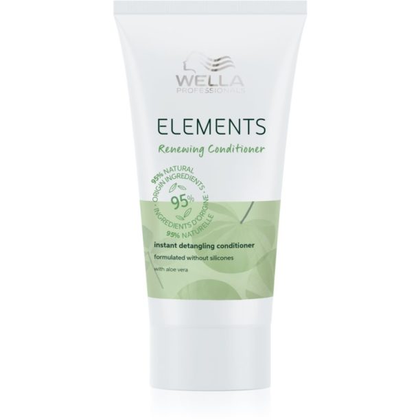 Wella Professionals Elements възстановяващ балсам за блясък и мекота на косата 30 мл.