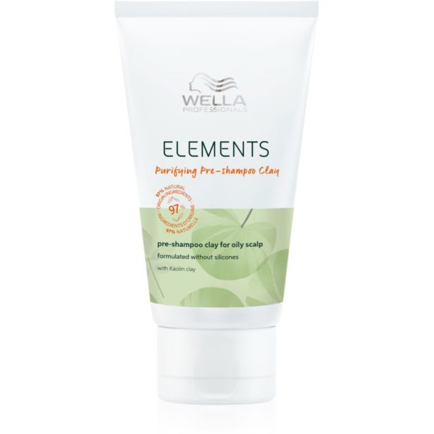 Wella Professionals Elements минерална почистваща маска с глина за скалпа 70 мл. на ниска цена