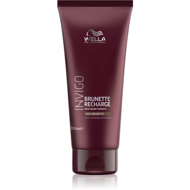 Wella Professionals Invigo Brunette Recharge балсам за съживяване на коса в кафяви тонове цвят Cool Brunette 200 мл.