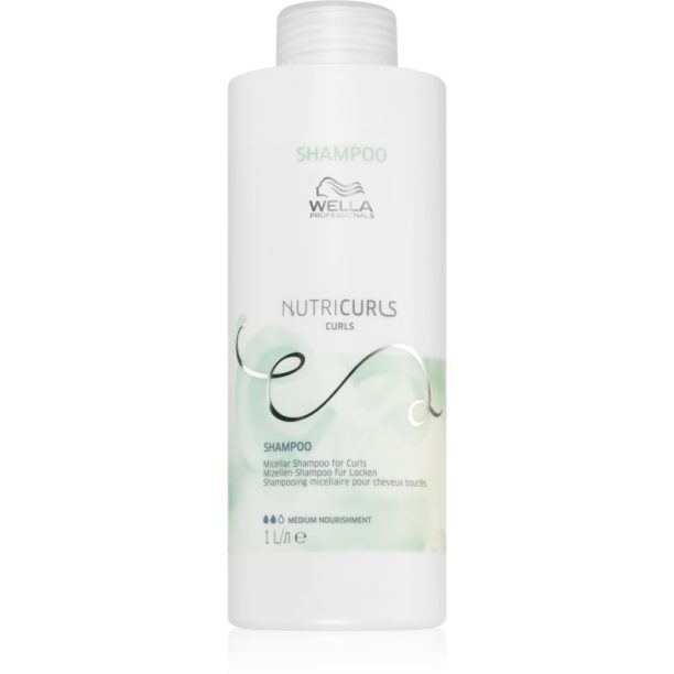 Wella Professionals Nutricurls Curls Мицеларен шампоан за къдрава коса 1000 мл.