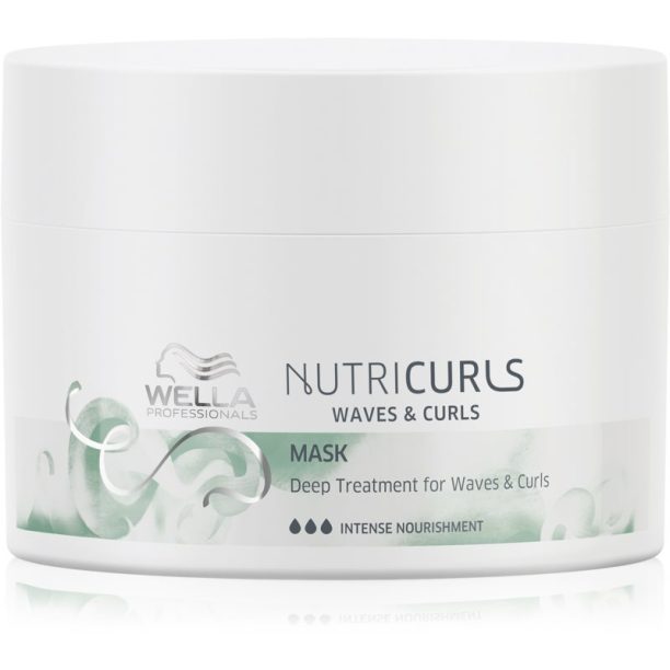 Wella Professionals Nutricurls Waves & Curls изглаждаща маска за чуплива и къдрава коса 150 мл.