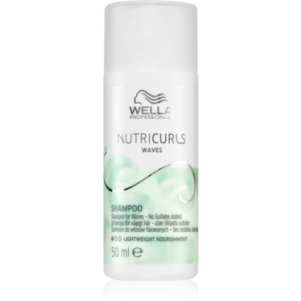 Wella Professionals Nutricurls Waves хидратиращ шампоан за чуплива коса 50 мл.