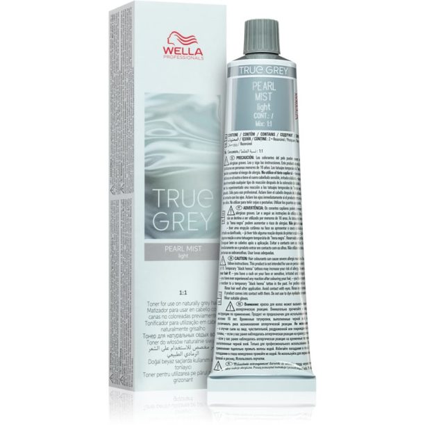 Wella Professionals True Gray тониращ крем за сива коса Pearl Mist Light 60 мл.