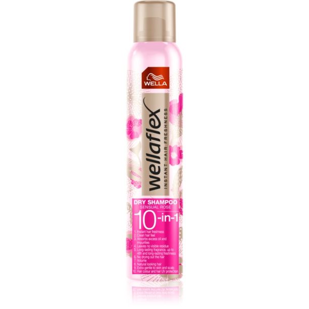 Wella Wellaflex Sensual Rose сух шампоан с нежен флорален аромат 180 мл. на ниска цена