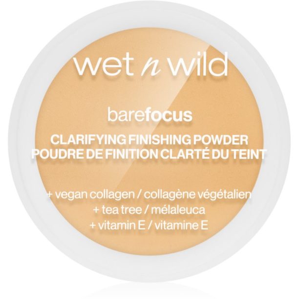 Wet n Wild Bare Focus Clarifying Finishing Powder матираща пудра цвят Light/Medium 7