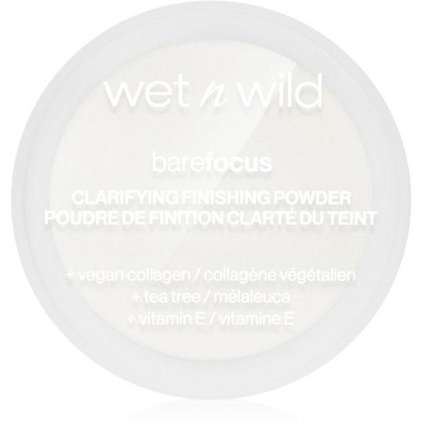 Wet n Wild Bare Focus Clarifying Finishing Powder матираща пудра цвят Translucent 7