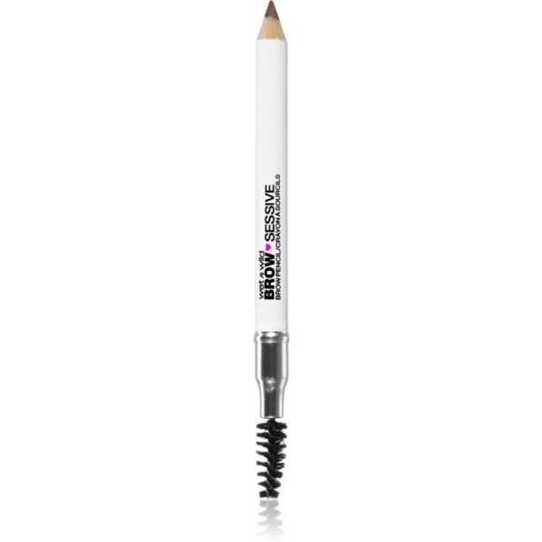 Wet n Wild Brow Sessive молив за вежди  с четка цвят Dark Brown 0