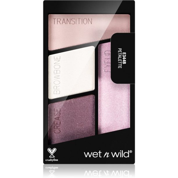 Wet n Wild Color Icon Eyeshadow Quad палитра сенки за очи цвят Petalette 4.5 гр.