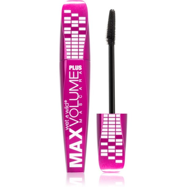 Wet n Wild Max Volume Plus спирала за максимален обем цвят Black 8 мл.