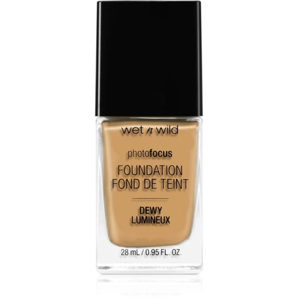 Wet n Wild Photo Focus лек хидратиращ фон дьо тен за озаряване на лицето цвят Desert Beige 28 мл.