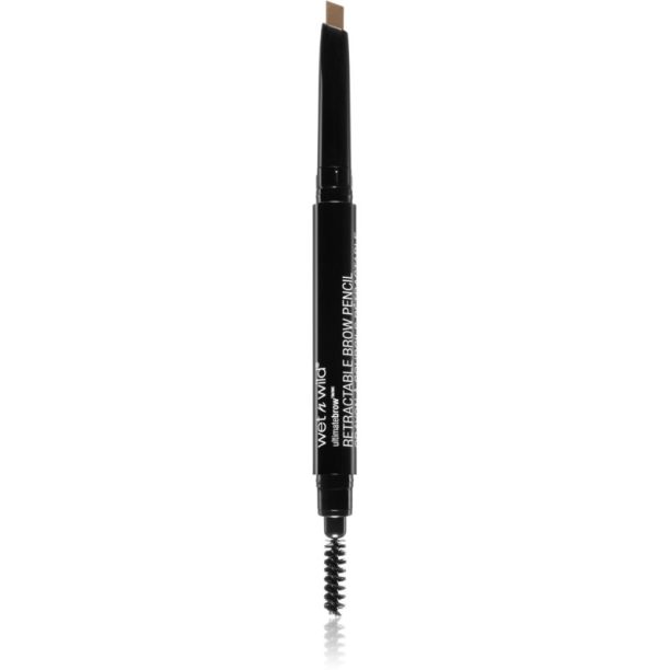 Wet n Wild Ultimate Brow двустранен молив за вежди с четка цвят Ash Brown 0.2 гр.