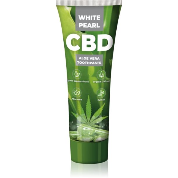 White Pearl CBD Aloe Vera паста за зъби 75 мл.