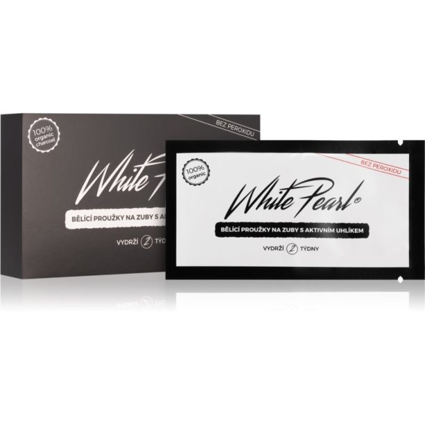 White Pearl Charcoal избелващи ленти за зъби 28 бр.