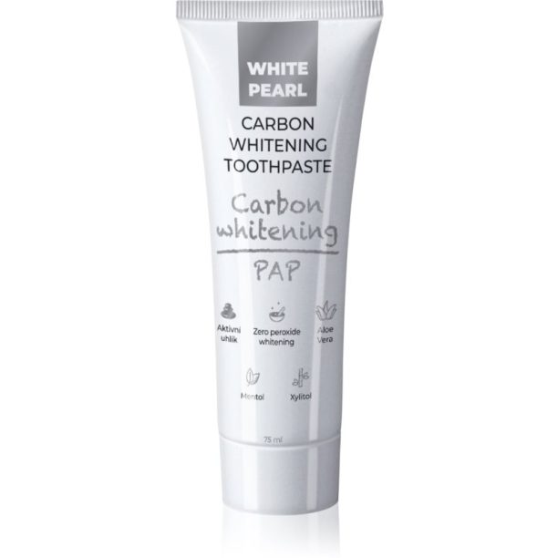 White Pearl PAP Carbon Whitening избелваща паста за зъби 75 мл.