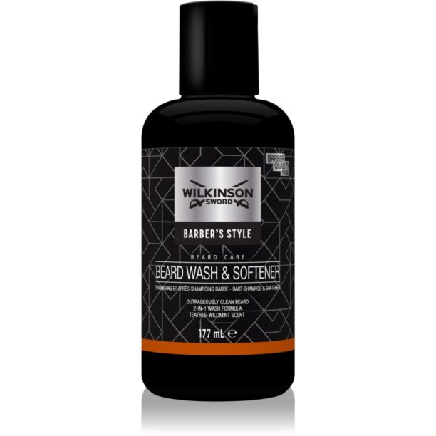 Wilkinson Sword Barbers Style Beard Wash & Softener шампоан за брада 177 мл.