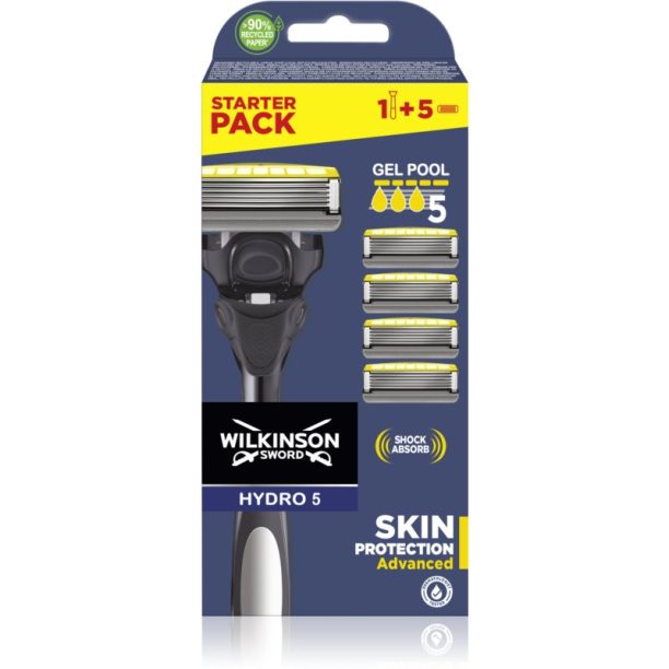 Wilkinson Sword Hydro5 Skin Protection Advanced самобръсначка Резервни остриета 4 СК 1 бр.