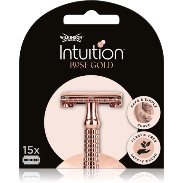 Wilkinson Sword Intuition Rose Gold Blades Резервни остриета 15 бр.