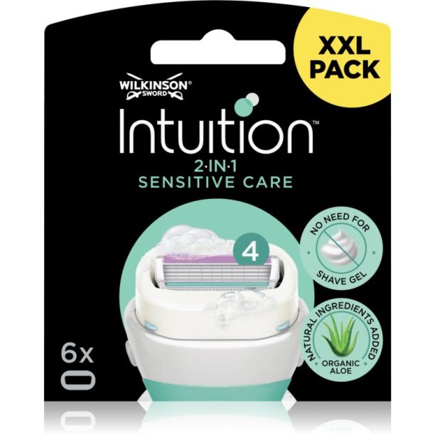 Wilkinson Sword Intuition Sensitive Care сменяеми глави 6 бр.