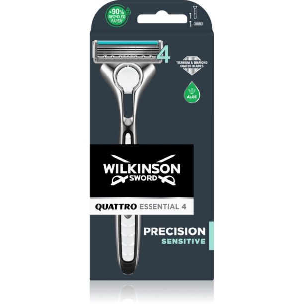 Wilkinson Sword Quattro Essentials 4 Sensitive самобръсначка 1 бр.