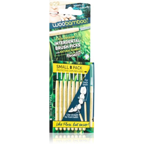 Woobamboo Eco Interdental Brush четки за междузъбно пространство Small 1 бр.