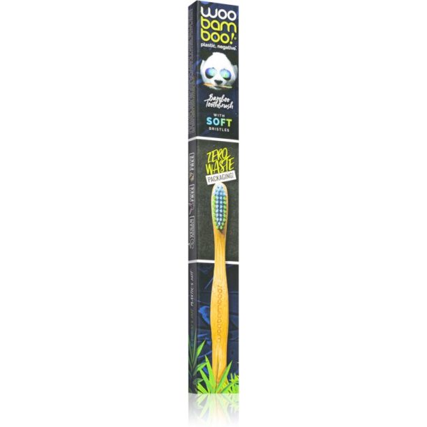 Woobamboo Eco Toothbrush Soft бамбукова четка за зъби софт 1 бр.