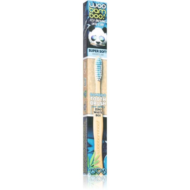 Woobamboo Eco Toothbrush Super Soft бамбукова четка за зъби Super Soft 1 бр.