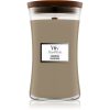 Woodwick Cashmere ароматна свещ с дървен фитил 609