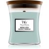 Woodwick Magnolia Birch ароматна свещ с дървен фитил 275 гр.