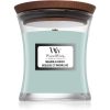 Woodwick Magnolia Birch ароматна свещ с дървен фитил 85 гр.