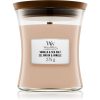 Woodwick Vanilla & Sea Salt ароматна свещ  с дървен фитил 275 гр.