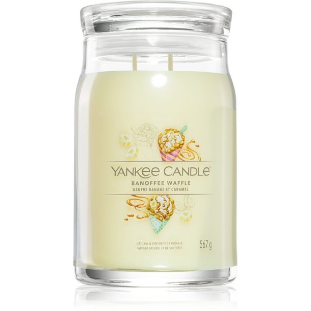 Yankee Candle Banoffee Waffle ароматна свещ Signature 567 гр.