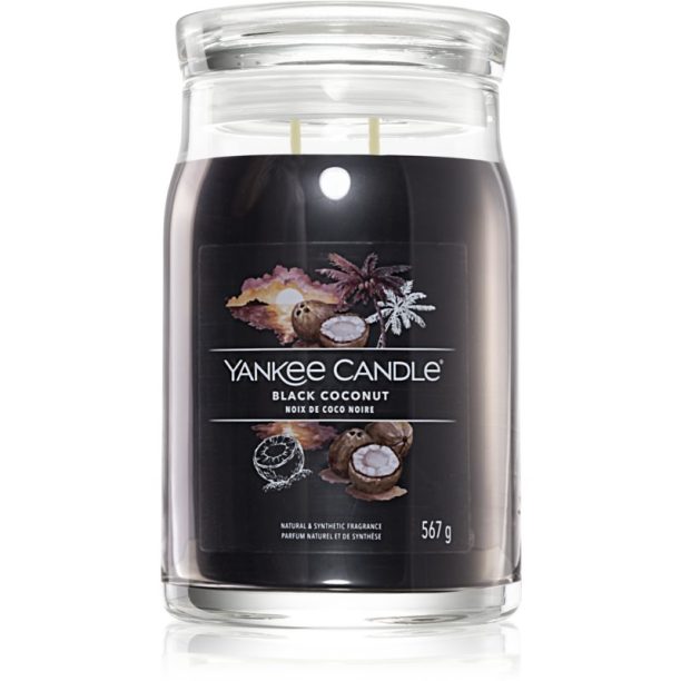 Yankee Candle Black Coconut ароматна свещ I. Signature 567 гр.