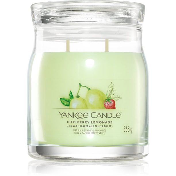 Yankee Candle Iced Berry Lemonade ароматна свещ Signature 368 гр.