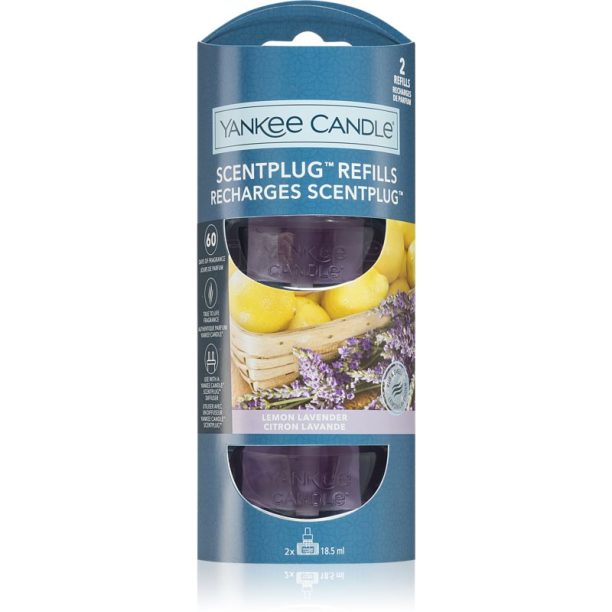 Yankee Candle Lemon Lavender Refill пълнител за електрически дифузер 2x18