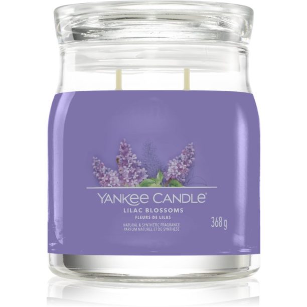 Yankee Candle Lilac Blossoms ароматна свещ I. Signature 368 гр.