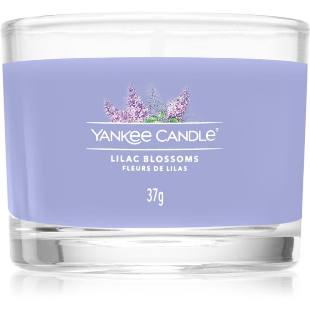 Yankee Candle Lilac Blossoms вотивна свещ I. Signature 37 гр.