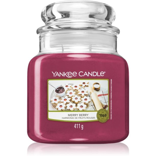 Yankee Candle Merry Berry ароматна свещ 411 гр.