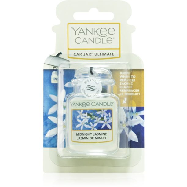 Yankee Candle Midnight Jasmine aроматизатор за автомобил закачащ се 1 бр.