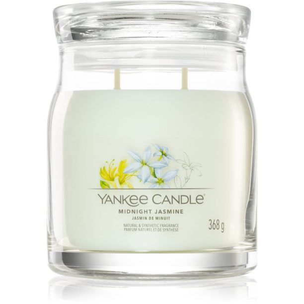 Yankee Candle Midnight Jasmine ароматна свещ I. Signature 368 гр.