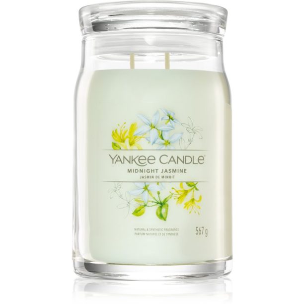 Yankee Candle Midnight Jasmine ароматна свещ I. Signature 567 гр.