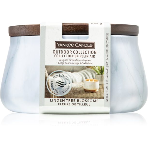 Yankee Candle Outdoor Collection Linden Tree Blossoms ароматна свещ Outdoor 283 гр.