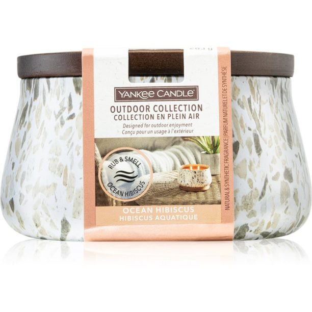 Yankee Candle Outdoor Collection Ocean Hibiscu ароматна свещ Outdoor 283 гр.